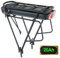 UPP(DE Warehouse) 37V（36V） E-Bike Akku for 200-500W Ba-fang Tongsheng and Other Motor Kit - Pedelec Akku Passend für 26-28 V-Brake(Mit Ladegerät) (36V 20Ah mit Gepäckträger)