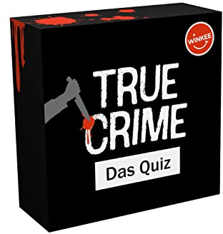 Winkee - True Crime Quiz | Spannendes Kartenspiel | 100 Quizfragen | Wissensspiel | Spiel für Erwachsene | Quiz Karten mit Fragen | Geschenk für Weihnachten, Geburtstag, Party