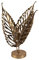 Clayre & Eef Tischlampe Blätter 64 cm Goldfarbig Eisen Schreibtischlampe