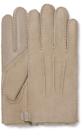 UGG M KONTRAST SCHAFFELL HANDSCHUH, Putty, Large