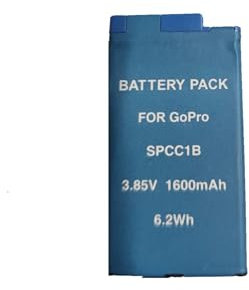 Batteria Ricaricabile 1600mAh Compatibile con Go - Pro Max 3.85V