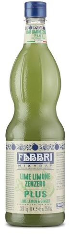 Food-United LIMETTE-ZITRONE SIRUP 2x1L | FABBRI Mixybar Plus | sciroppo di lime e limone | aus Limetten und Zitronen | fabbri 1905 cocktail bar syrop | für soft-drinks Mojitos Mocktails Cocktails (2)