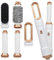Airstyler Set, 5 in 1 Warmluftbürste Set Stylingbürsten mit Haartrockner Rundbürstenföhn Airflow Multifunktions Haarstyling,Haarglätter Bürste zum Trocknen,Volumisieren,Glätten,Straight Comb Hair