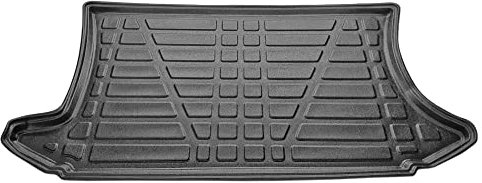 RE&AR Tuning Tronco Alfombra De Carga para Ford Fiesta 2002-2008 Bandeja Maletero Trasero Negro