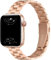 Metallo Cinturino Compatibile con Cinturini Apple Watch, Cinturino in Acciaio Inossidabile Compatibile con iWatch series SE 8 7 6 5 4 3 2 1 (Oro Rosa, 38mm/40mm/41mm)
