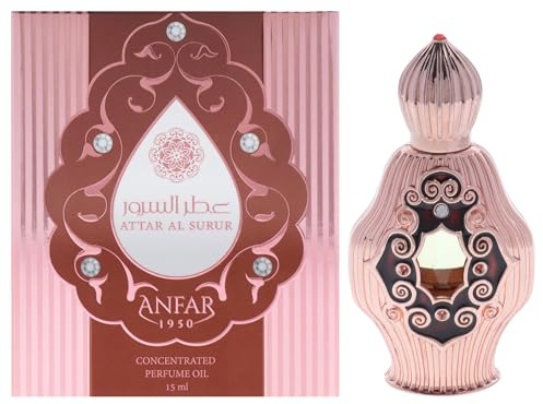 Attar Al Surur by Anfar for Women - 0.5 oz Concentrated Perfume Oil