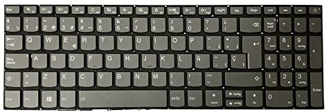 Spanish Backlit Keyboard Compatible per Lenovo Ideapad 320-15ABR/320-15IKB/330-15IKB/320-15ISK/320-15IAP/320-15ISK/L340-17IWL/L340-17API /L340-17IRH 81DE00XVPG Layout tastiera Laptop (retroilluminata)