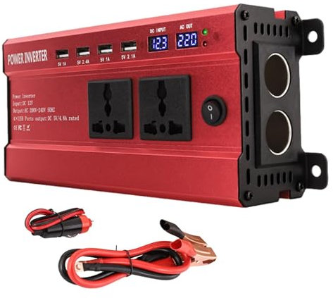 Automatic Inverter - Home Converter, Multifunctional Voltage Converter | Powerful Inverter for Mobile Phone, Computer, Camera, Rice Cooker, Kettle, Lighting