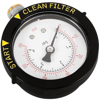 JOINPAYA manómetro con digital filtro de piscina reemplazo indicador medidor de presión de agua del acuario accesorio de piscina accesorio medidor de piscina resina.