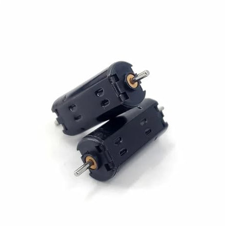 WENH Mikro-5-poliger Schrägrotor-Kohlebürstenmotor mit Doppelwelle, DC 12 V – 24 V, 22.000 U/min, hohe Geschwindigkeit, starker NdFeB-Magnet for Eisenbahn-Slotcar