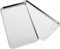 LIGIGWASH 2 Piezas Bandejas Hornear Inoxidable de Utensilios de Cocina Premium Hornear Asar y Servir Casa
