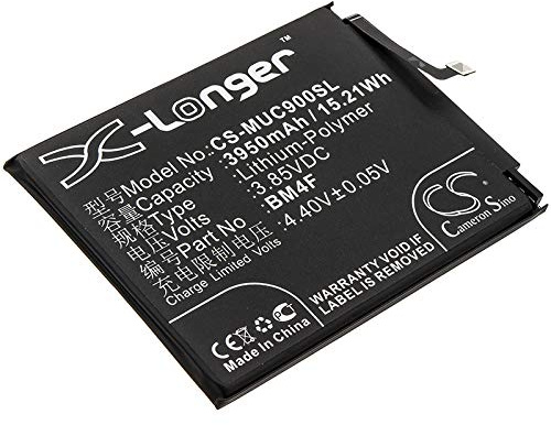 AQQXING Wiederaufladbarer Akku für M1906F9SC, Mi A3, Mi CC9e, Mi CC9e Premium Edition, Mi CC9e Premium Edition Dual S, Mi CC9e Standard Edition, Mi9 Lite (3950 mAh) BM4F