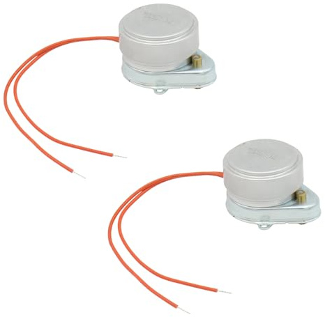 2 x Universal Synchronous Synchron Motor 220V 50Hz 5RPM Compatible for Honeywell Motorised Valve (2 Pack)