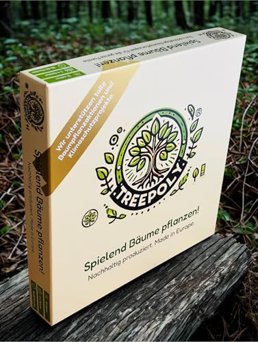 TREEPOLY Brettspiel | Spielend Bäume Pflanzen, Klima-Quiz