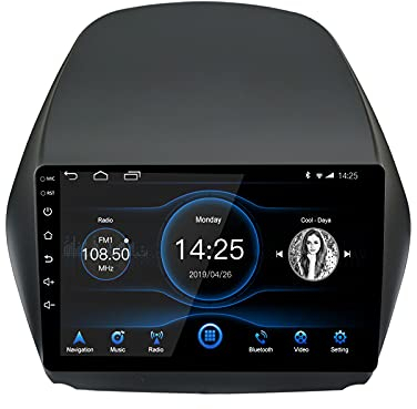 EZoneTronics Android 13 Autoradio Stereo für Hyundai Tucson IX35 2011-2015 mit Wireless Carplay Android Auto 10 Zoll Touchscreen GPS Navigation Bluetooth WLAN USB SWC FM RDS Radio Player 2G + 32G