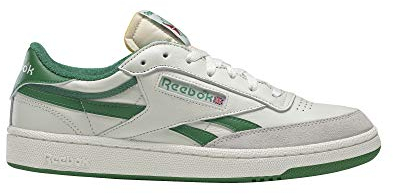 Reebok Herren Club C Revenge Vintage Sneaker, Chalk/Paperwhite/Glen Green, 35 EU
