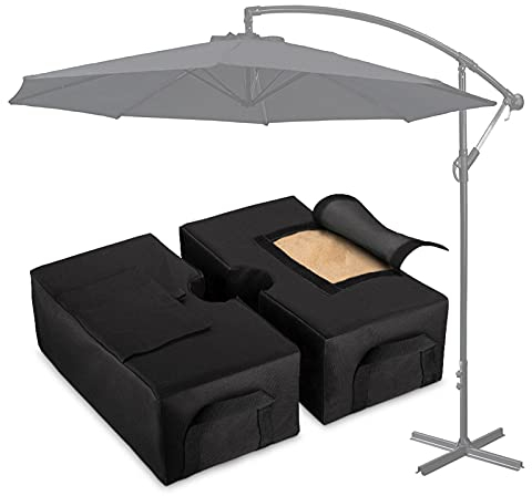 Ledph SandsäCke Sonnenschirm, Sandsack Sonnenschirm, Pavilion Gewicht, Befüllbare Sandsäcke für Sonnenschirme, Türstopper, Trampolin, Ampelschirm, Alternative zu Beschwerungsplatten,1pcs