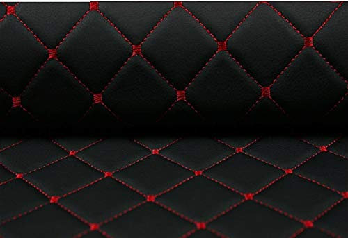 Yimihua Kunstleder Polster Kunstleder Premium Meterware Bezugsstoff Textil Lederimitat for Leder Sofa Möbel Autositze Lederstoff Möbelstoff Breite 138cm 1Stück=100cm(Länge)