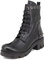 QUEEN HELENA Anfibi di Pelle con Lacci Intercambiabili Stivaletti Borchiati con Tacco Plateau Invernali Casual Comodi Donna RT2383 Nero 37
