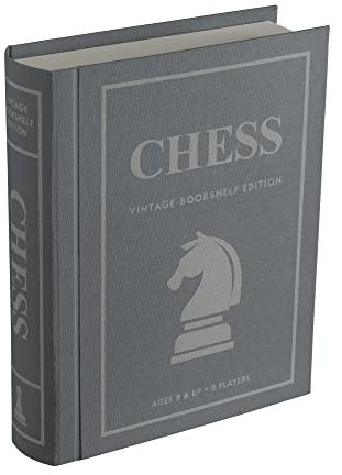 WS Game Company Chess Vintage Bookshelf Edition