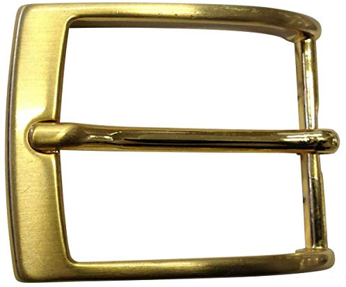 BELTINGER Gürtelschnalle 3,5 cm | Gürtelschnalle 3,5 cm | Buckle Gürtelschließe 35mm Massiv | Dorn-Schließe | Für Wechselgürtel 3.5cm | Gold