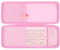 co2CREA Hard Travel Case Cover for Logitech K380 Wireless Keyboard (Can be Stored Logitech M355) (Box Only, Does Not Include Keyboard/Mouse Set) (Pink)