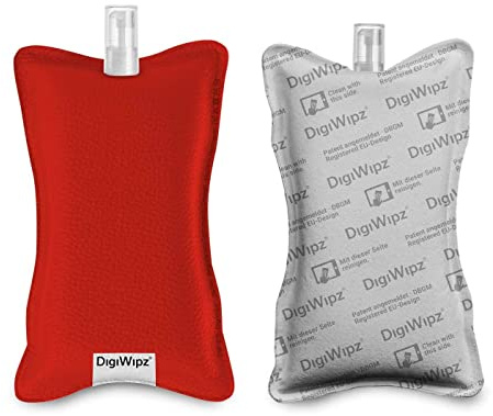 DigiWipz® 2in1 Display und Bildschirm Reiniger (Cherry red)