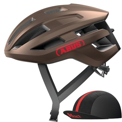 ABUS Rennradhelm PowerDome ACE - mit ABUS Race Cap - leichter Fahrradhelm mit cleverem Belüftungssystem - Made in Italy - für Damen und Herren