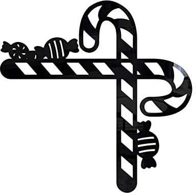 Wand Pflanzen Rund Weihnachten 3D Elchschlitten Acryl Spiegel Aufkleber Home Switches Dekorativer Wandaufkleber Türeckendekoration Weihnachten DIY Wird mit Selbstklebender Adventskranz (B, One Size)