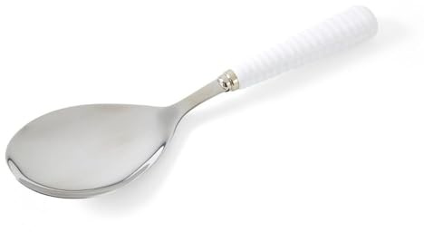 Portmeirion Sophie Conran Silver Serving Spoon, white
