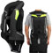 Airbag Weste Für Motorrad Erwachsene, Airbag Jacke Motorrad Fachmann Mit Reflexstreifen Strapazierfähigem 300d Oxford-Gewebe Für Motocross Schützt Rücken, Taille, Hüften