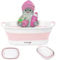 BREENHILL Baignoire pliable pour chiens et chats de petite taille, baignoire portable avec bouchon de vidange d'eau, baignoire pliable pour animal domestique pour utilisation en intérieur et en