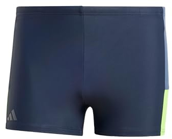 adidas Herren Colorblock Swim Boxers, Legend Ink/preloved Ink/Lucid Lemon, S