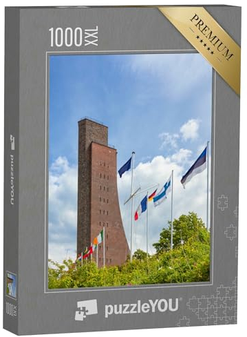 Puzzle 1000 Teile XXL „Marineehrenmal Laboe bei Kiel an der Ostseeküste“
