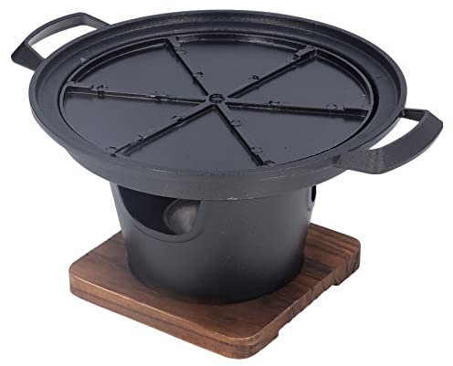 Tragbarer Tischgrill, Aluminiumdruckguss, Kleiner Grillofen Für Camping, Picknick, Versammlungen, Tragbarer Grill, Feuerstelle, Campinggrill, Kochen Am Lagerfeuer, Barbecue, Leicht zu Transportieren,