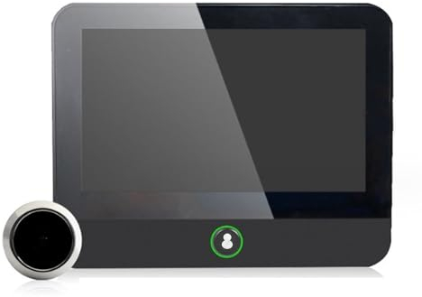 Cámara de Mirilla para Puerta de Apartamento, Pantalla LCD 1080P, Visor de Puerta de Vídeo para el Hogar, para Timbre de Cámara de Seguridad TUYA, Visor de Mirilla de Puerta