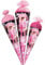 Schultüte - Barbie - 35-85 cm - Größe wählbar - Holzspitze wählbar - Zuckertüte - Tüll - oder Filzabschluß - eckig/rund - klein & groß - Geschenktüte - Sc..