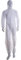 Lot de 10 combinaisons jetables à capuche Taille 4XL Blanc Protection pour cliniques, laboratoires, usines, vétérinaires, fermes, bricolage.., blanc, M