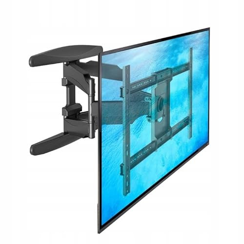 Capability - Support mural pour téléviseur LED LCD de 40 à 85 pouces, capacité de charge de 68,2 kg, universel, inclinable, pivotant, compatible VESA, noir