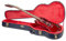 Crossrock Relief Series-Holzkoffer für SG-E-Gitarren, mit stark strukturierter Oberfläche, Kunstfell in Nerzoptik, Edelstahlverschlüssen – Ozeanblau (CRW630SGOB)