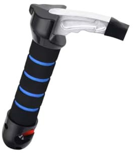 ARCUS Car Door Assist Handle - 3 in 1 Multi-Functional Armrest - Disabled Mobility Aid for Elderly Support - Portable Car Grab Bar - Window Breaker & Seatbelt Cutter Function - Emergency Tool