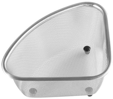 Triangle Stainless Steel Colander - Triangle Stainless Steel Cooking Strainer, 201Steel Kitchen Colander | Dishwasher Safe Mesh Drainer for Pasta Spaghetti - Fruit Pasta Salad for Cooking