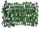 Foglie di edera artificiali, recinto di protezione per la privacy, in legno, in plastica, per giardino, balcone, terrazza, decorazione resistente alle intemperie, per interni ed esterni, verde, in
