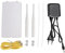 EIMSOAH Routeur WiFi 4G LTE Poe en Plein Air, avec Fente de Carte SIM, Modem 4G LTE déverrouillé de 300 Mbps avec 2 Antennes de 5 Dbi pour L'extérieur (Bouchon UE)
