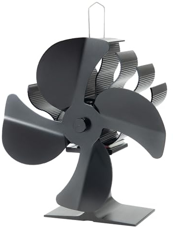Ventilador Térmico,Ventilador de estufa de pellets para el hogar | de chimenea, diseño silencioso, circulación de aire caliente que ahorra energía de manera eficiente, para chimenea de leña