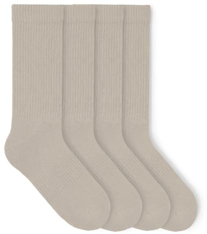 von Jungfeld Tennissocken Herren & Damen im Retro Look - Atmungsaktive Sportsocken aus Bio-Baumwolle, langlebig, rutschfest - Gr. 36-46