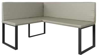 Vicco Dining room corner bench Ravon, Cashmere, 120 x 150 cm | suitable as a dining bench for kitchen and dining areas