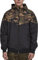 Urban Classics Herren Jacke Pattern Arrow Windrunner TB2106, Gr. Small (Herstellergröße: S), Mehrfarbig (Black/Wood Camo 00565)