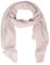 Zwillingsherz Seiden-Tuch für Damen Mädchen Uni Elegantes Accessoire/Baumwolle/Seiden-Schal/Halstuch/Schulter-Tuch oder Umschlagstuch einsetzbar - rosa