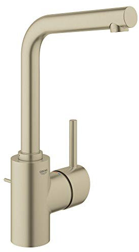 GROHE 23737EN2 Concetto Single-Handle Bathroom Faucet L-Size, Brushed Nickel